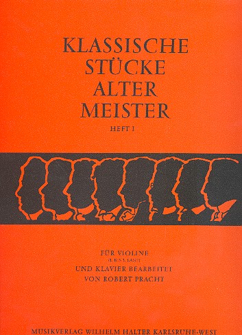 Vorderes Coverbild Klassische Stücke alter Meister Band 1 