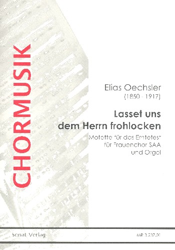Vorderes Coverbild Lasset uns dem Herrn frohlocken