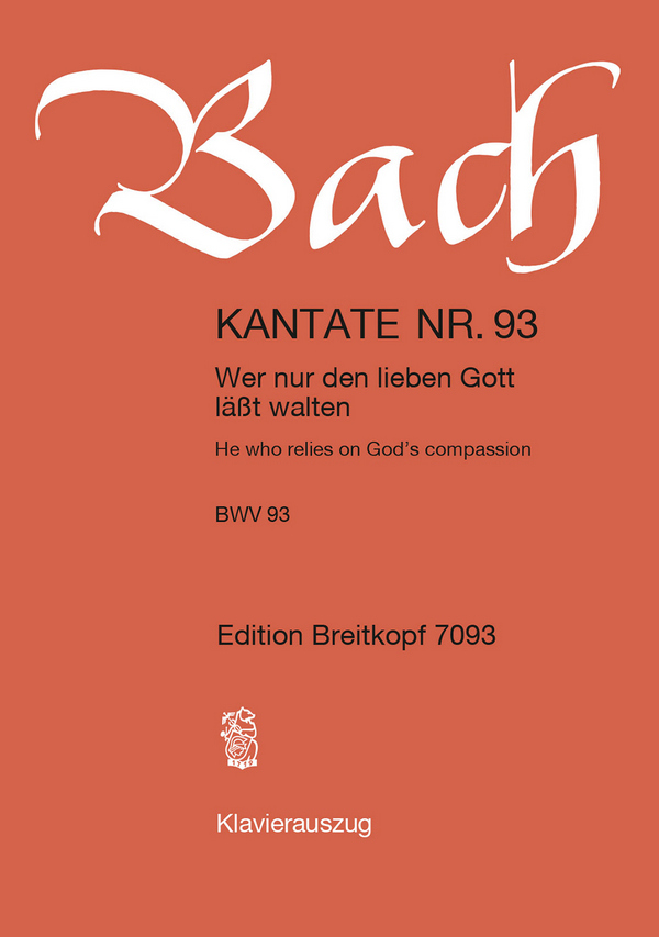 Vorderes Coverbild Wer nur den lieben Gott läßt walten