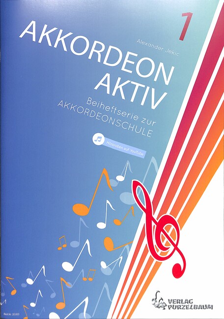 Vorderes Coverbild Akkordeon aktiv Band 1 - Beiheft