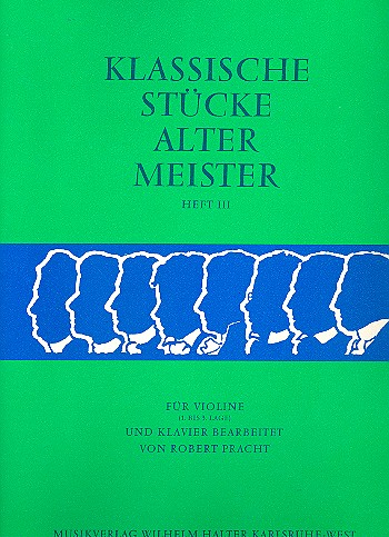 Vorderes Coverbild Klassische Stücke alter Meister Band 3