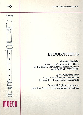 Vorderes Coverbild In dulci jubilo 11 Weihnachtslieder