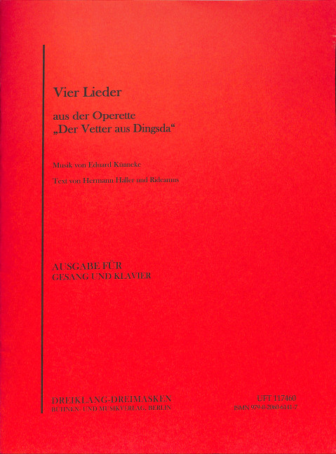 Vorderes Coverbild Der Vetter aus Dingsda Album mit