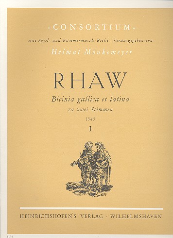 Vorderes Coverbild Bicinia gallica et latina Band 1
