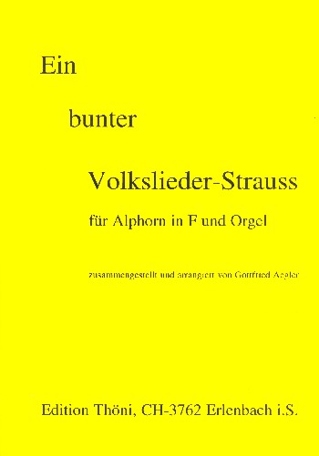 Vorderes Coverbild Ein bunter Volkslieder-Strauss