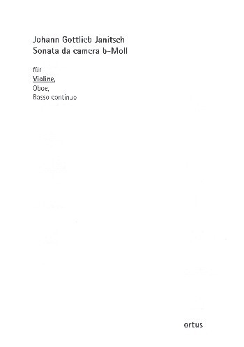 Vorderes Coverbild Sonata da camera b-Moll