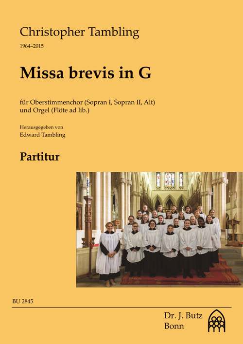 Vorderes Coverbild Missa brevis in G