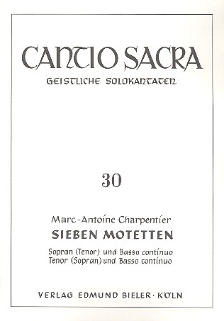 Vorderes Coverbild 7 Motetten für Sopran (Tenor)