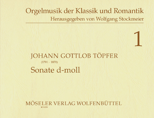 Vorderes Coverbild Sonate d-Moll für Orgel