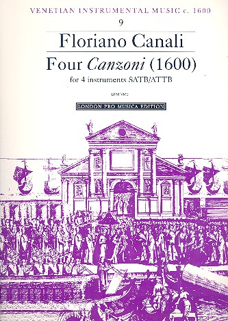 Vorderes Coverbild 4 Canzonas (1600)