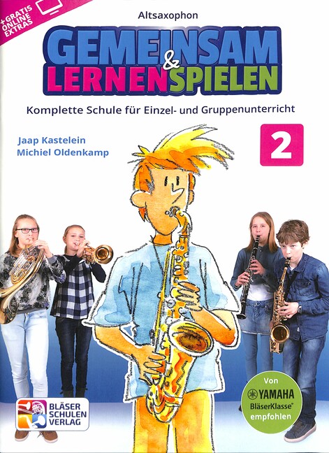 Vorderes Coverbild Gemeinsam lernen & spielen Band 2 (+Online Audio)