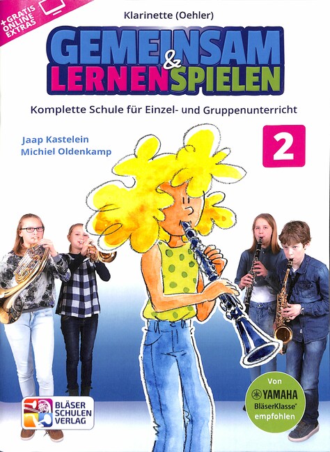 Vorderes Coverbild Gemeinsam lernen & spielen Band 2 (+Online Audio)