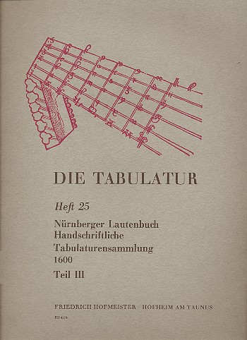 Vorderes Coverbild Nürnberger Lautenbuch Band 3