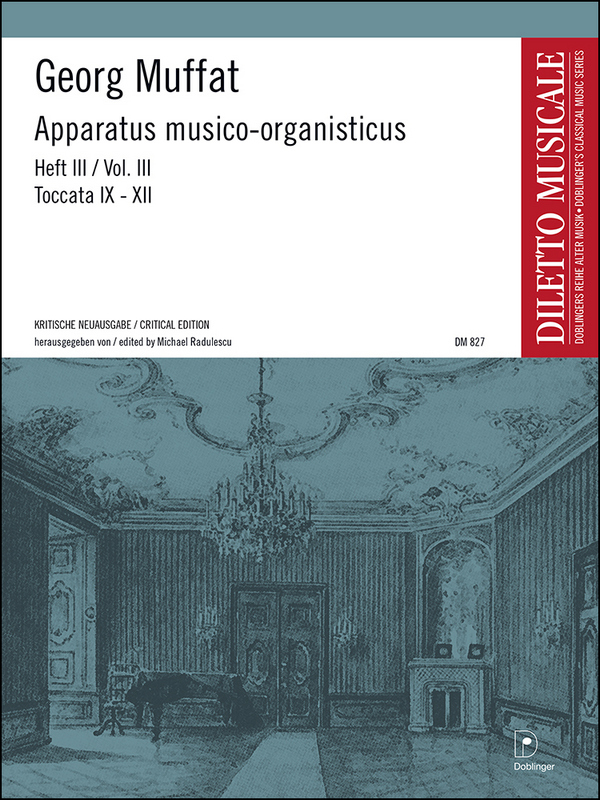 Vorderes Coverbild Apparatus musico-organisticus Band 3 Toccaten 9-12