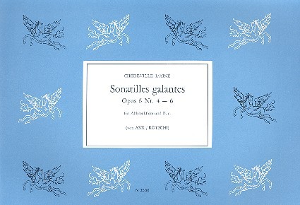 Vorderes Coverbild Sonatilles galantes op.6 Band 2 (Nr.4-6)