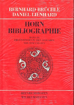 Vorderes Coverbild Horn-Bibliographie Band 3
