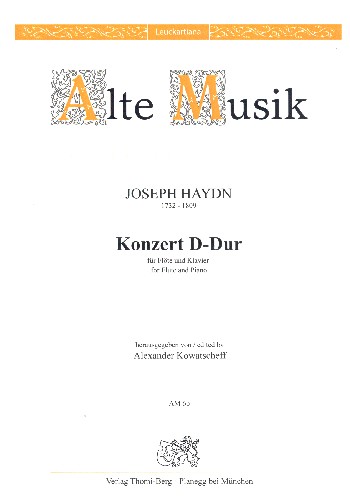 Vorderes Coverbild Konzert D-Dur Hob.VIIf:D1 