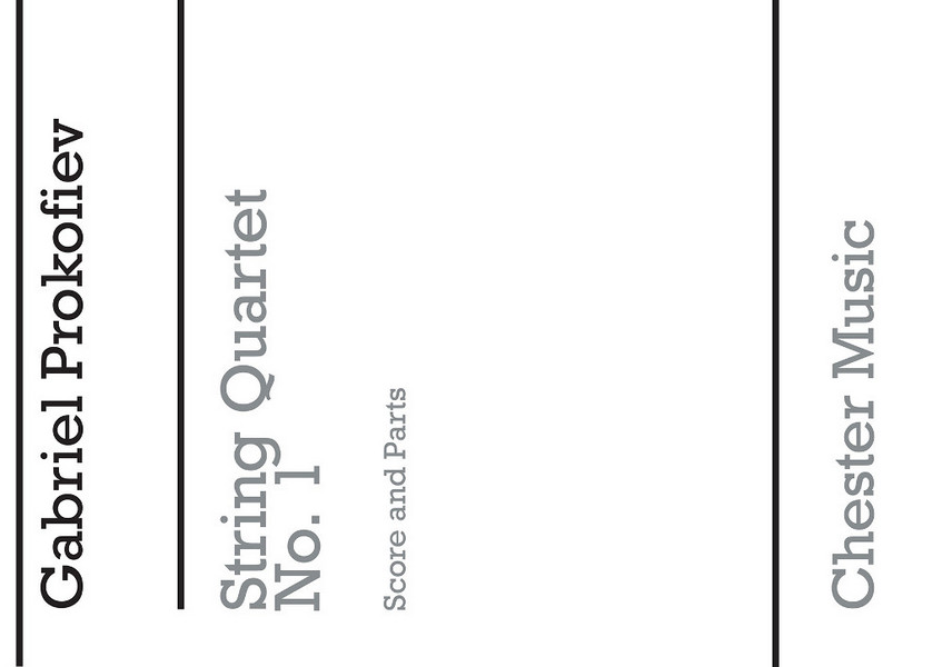 Vorderes Coverbild String Quartet no.1