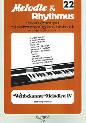 Vorderes Coverbild Weltbekannte Melodien Band 4: