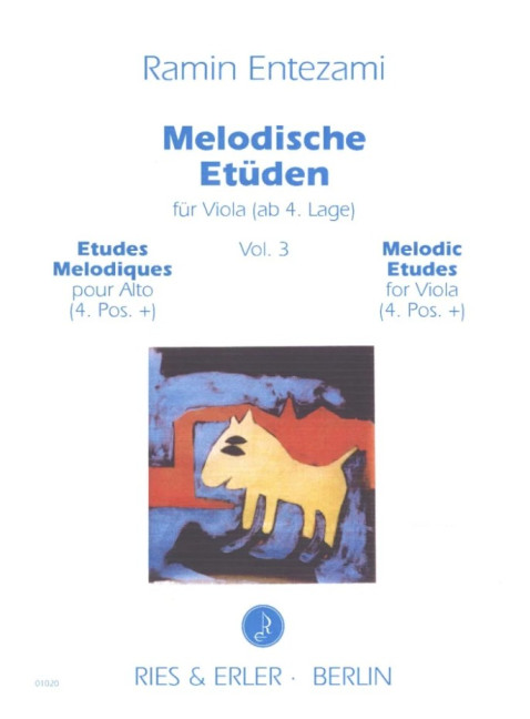 Vorderes Coverbild Melodische Etüden Band 3