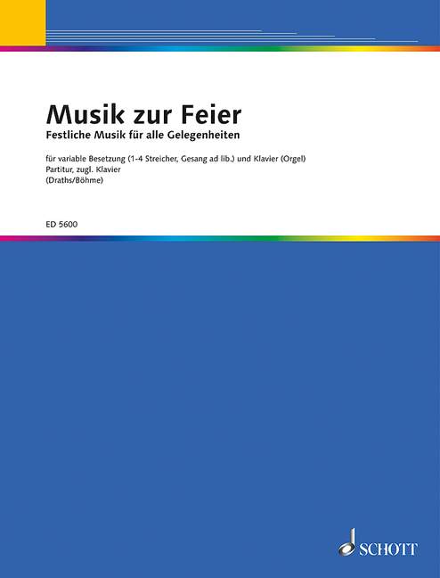 Vorderes Coverbild Musik zur Feier Festliche Musik