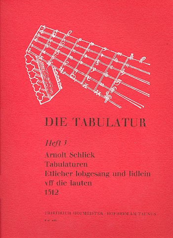 Vorderes Coverbild Tabulaturen etlicher Lobgesang und