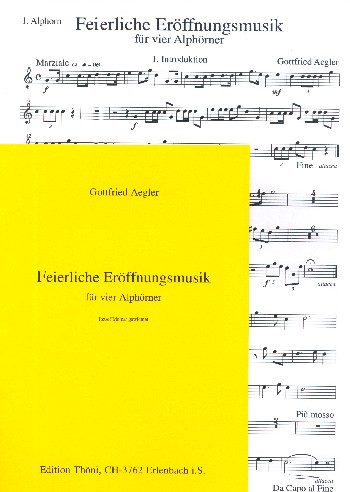 Vorderes Coverbild Feierliche Eröffnungsmusik