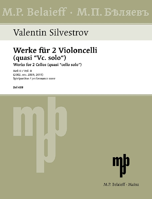Vorderes Coverbild Werke für 2 Violoncelli (quasi Violoncello solo) Band 2