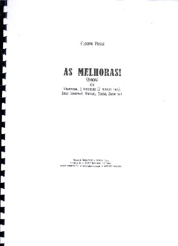 Vorderes Coverbild As melhoras