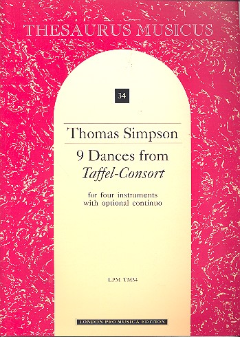 Vorderes Coverbild 9 Dances from Taffel Consort