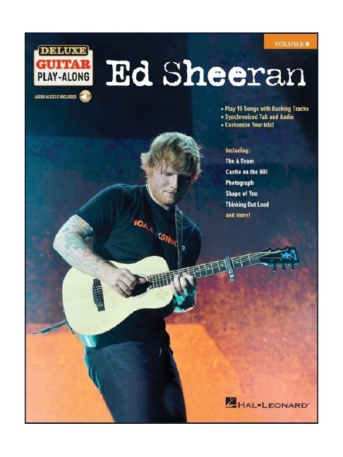 Vorderes Coverbild Deluxe Guitar Playalong vol.9 - Ed Sheeran (+Audio Access):