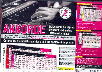 Vorderes Coverbild Akkordtabelle Tasteninstrument