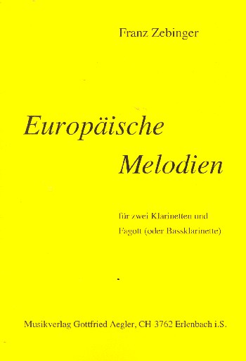 Vorderes Coverbild Europäische Melodien