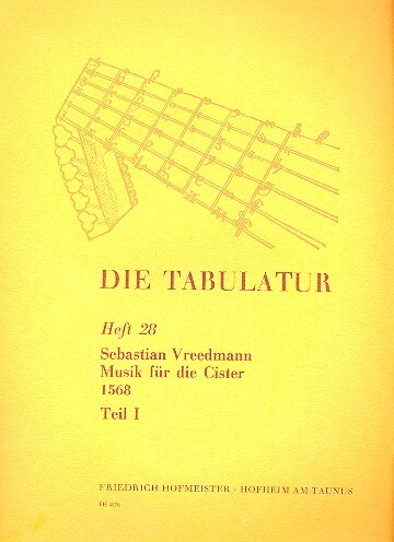 Vorderes Coverbild Musik für die Cister 1568 Band 1