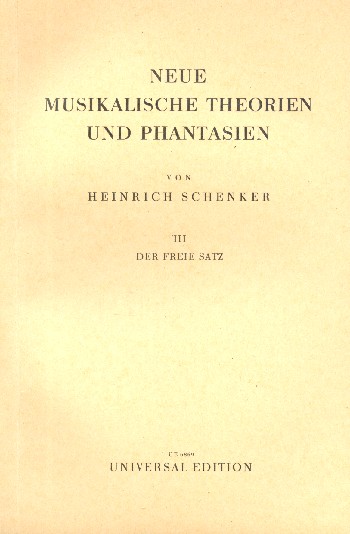 Vorderes Coverbild Neue musikalische Theorien