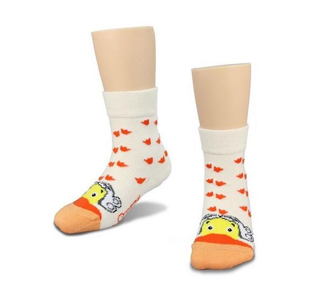 Vorderes Coverbild Entensocken für Kinder Größe 35-38