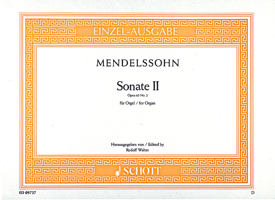Vorderes Coverbild Sonate II op. 65/2