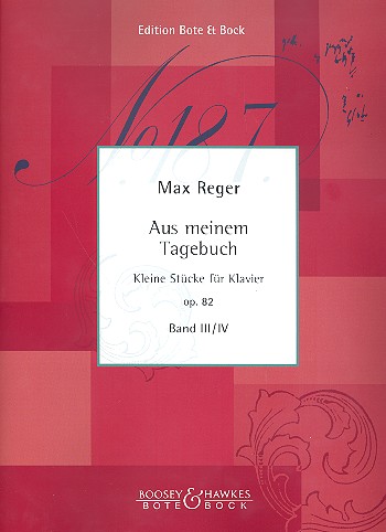 Vorderes Coverbild Aus meinem Tagebuch op.82 Band 3/4