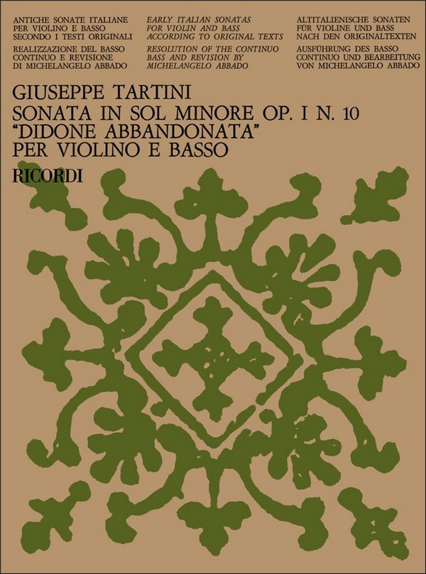 Vorderes Coverbild Sonata sol minore op.1,10