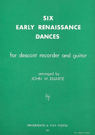 Vorderes Coverbild 6 early Renaissance Dances