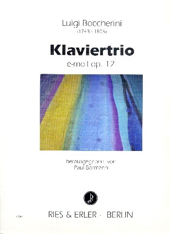 Vorderes Coverbild Klaviertrio e-Moll op.12