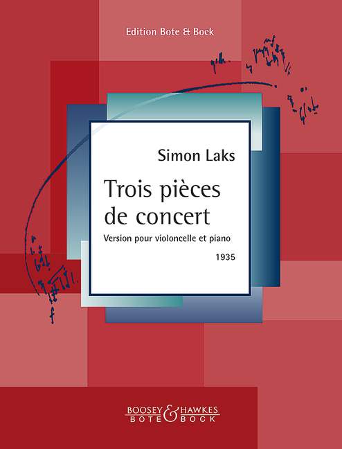 Vorderes Coverbild Trois pièces de concert
