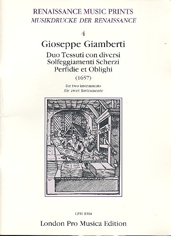 Vorderes Coverbild Duo Tessuti con diversi Solfeggiamenti, Scherzi, Perfidie et Oblighi