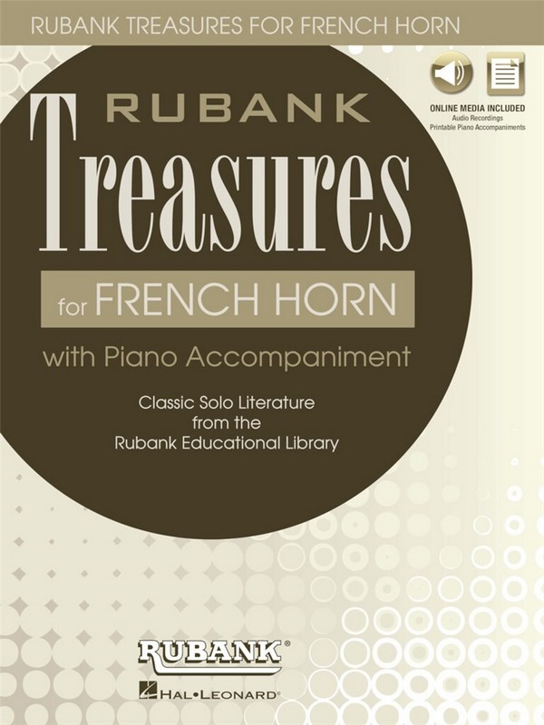 Vorderes Coverbild HL00121442 Rubank Treasures (+Online Audio)