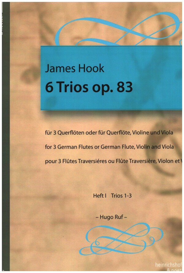Vorderes Coverbild 6 Trios op.83 Band 1 (Nr.1-3)