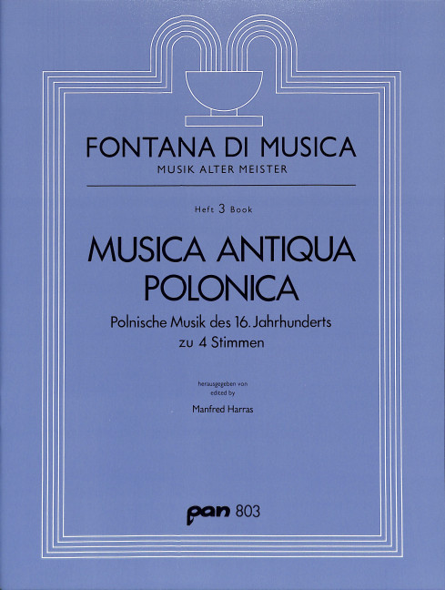 Vorderes Coverbild Musica antiqua polonica