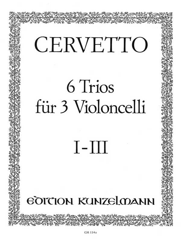 Vorderes Coverbild 6 Trios Band 1 (Nr.1-3)