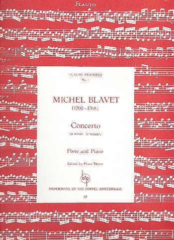Vorderes Coverbild Concerto a minor for flute and piano