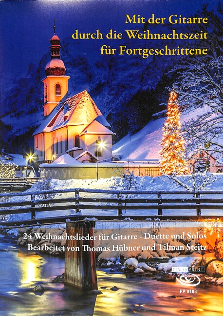 Vorderes Coverbild Mit der Gitarre durch die Weihnachtszeit
