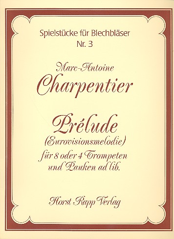 Vorderes Coverbild Prelude  für 4-8 Trompeten